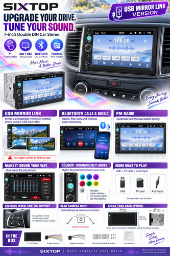 Sixtop double din - 🚗sixtop,