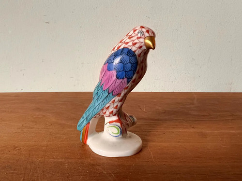 Herend porcelain hawk - porcelain, bird