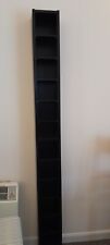 Ikea cd rack tower, black with 12 shelves, good condition 