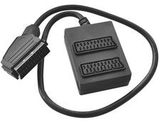 SCART SPLITTER 2 WAY GANG