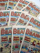 11 x BEANO COMICS  Consecutive Issues Job Lot from 1987 - Vintage 80s Nostalgia