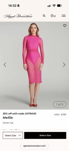 Agent provocateur pink - agent, coverup