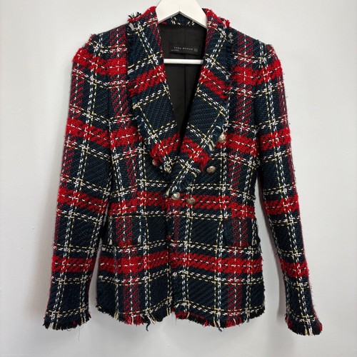 Zara blazer jacket womens size - zara,