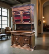 Antique carved oak - carved,