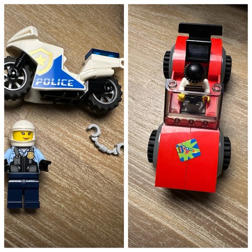 Lego city police bike car - police,