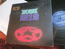 RUSH   -      2112,          RARE 1976 UK GOLD STAMPED LP  .... DECENT COPY