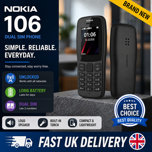 Brand new nokia 106 - new, unlocked