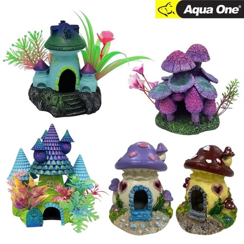Aquarium ornament fairy house - ornament,