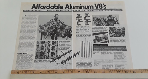 Oldsmobile aluminum 215 - aluminum, v8