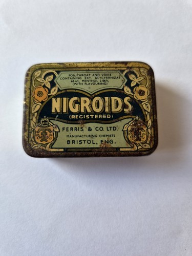 Vintage nigroids tin - vintage,