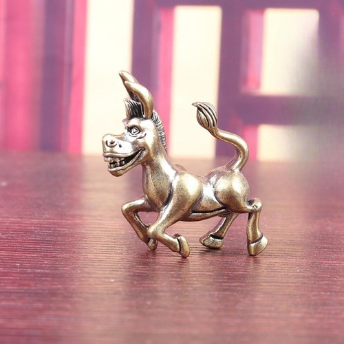 Mini donkey statue - statue,