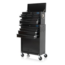 SGS Mechanics 13 Drawer Large Tool Box Chest & Roller Cabinet, Steel Secure Lock