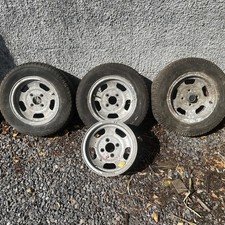 Wolf race Slot Mag Alloy Wheels X4 13” Genuine Classic Retro Hotrod Old school