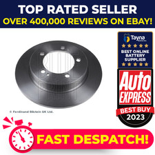 2x Brake Discs Pair Solid fits MITSUBISHI FTO DE3A 2.0 Rear 94 to 01 260mm Set
