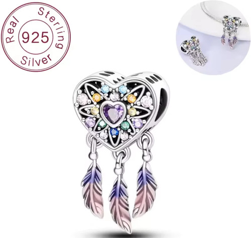 S925 sterling silver charm - s925,