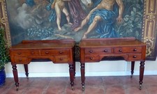 GILLOWS OF LANCASTER  SIDE TABLES  MAHOGANY 1830  FREE SHIPPING MAINLAND ENGLAND