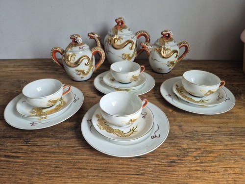 Vintage kutani dragonware - vintage,