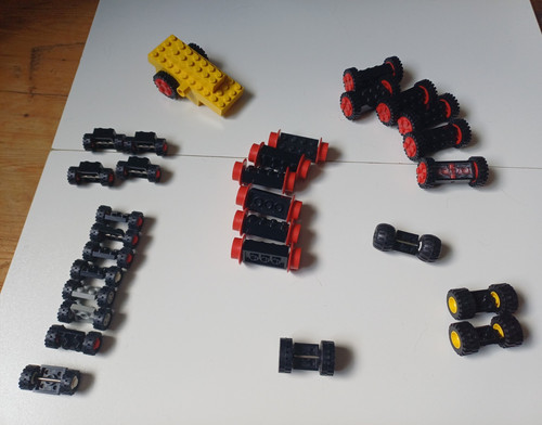 Lego wheels axles bulk - lego,