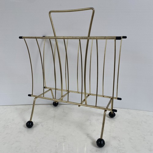 Sputnik magazine rack gold - magazine,