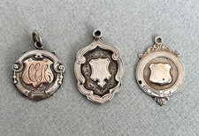 3 x ANTIQUE STERLING SILVER
