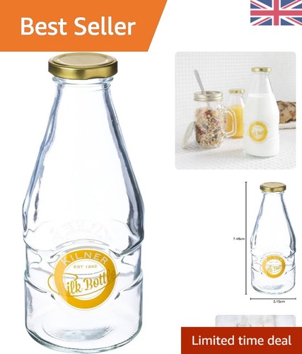 Traditional pint milk bottle - milk,