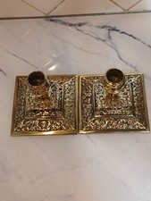 Brass Candlesticks  Holders Of