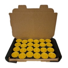 ​100% Pure Beeswax Tealights HANDMADE in The UK | Unscented | Burn Time 3-4 H