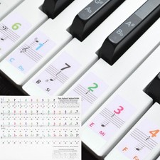 Piano Key Stickers for