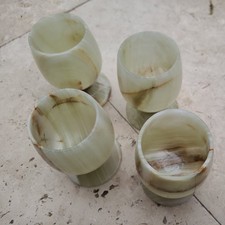 Onyx Wine Goblets Set of 4