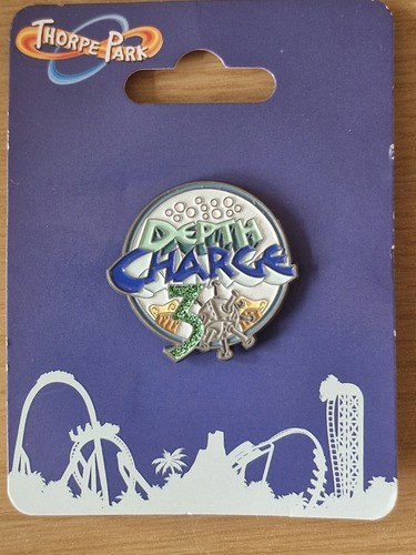 Thorpe park depth charge pin - park, 3