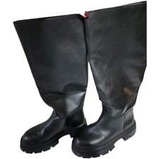 Knee high chunky black - h&m,