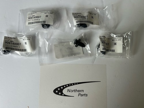 Genuine subaru bumper clips - bumper,