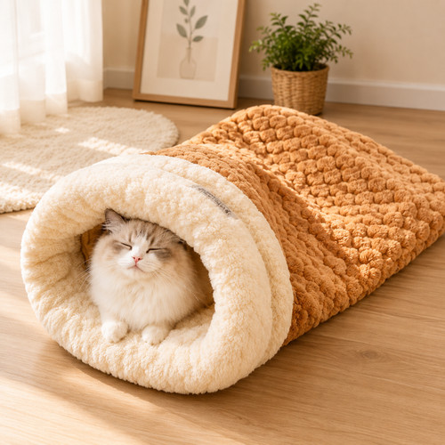 Cat cave bed - cave, sleeping