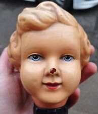 Vintage plastic dolls head / face / Art project