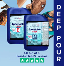 "Resin-Pro" Super-glossy Non-Toxic Clear Epoxy Resin (Resin + Hardener) 🔥