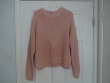 Divided By H&M Pink Jumper Sweater Crop Size S