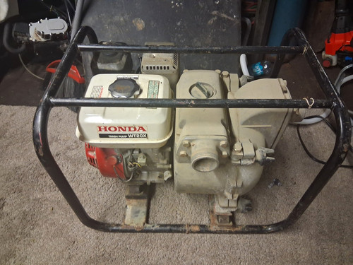 Honda wt20x gasoline - honda, trash
