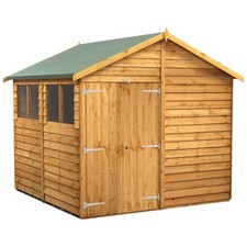 Shed Apex 8x8ft Overlap Dip