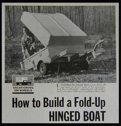 Fold camping boat - 12',