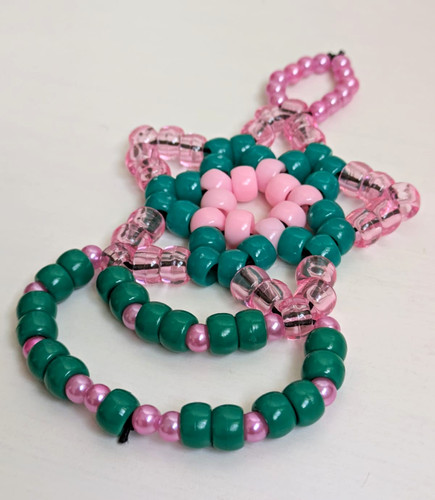 Handmade kandi star gauntlet - kandi,