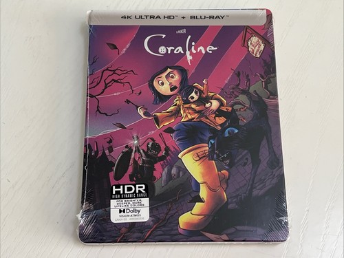 Coraline with booklet uhd - with, 4k