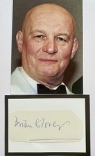 Brian Glover English Actor  1934 - 1997  , Original 10 x 8 Signature Piece