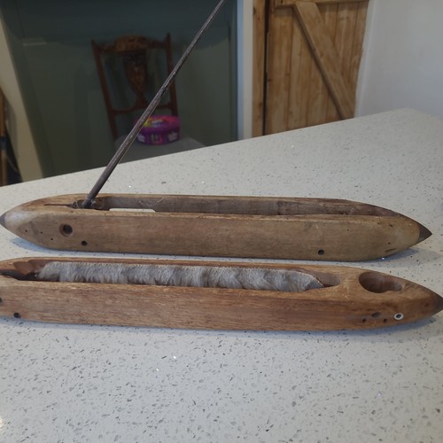 Vintage wooden weaving loom - 2,