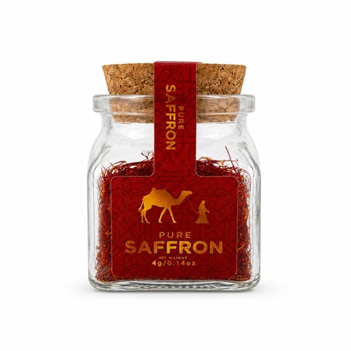 100 authentic saffron threads - 100%,