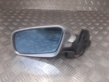 2001 AUDI A4 B5 PASSENGER LEFT SIDE WING MIRROR SILVER 010594