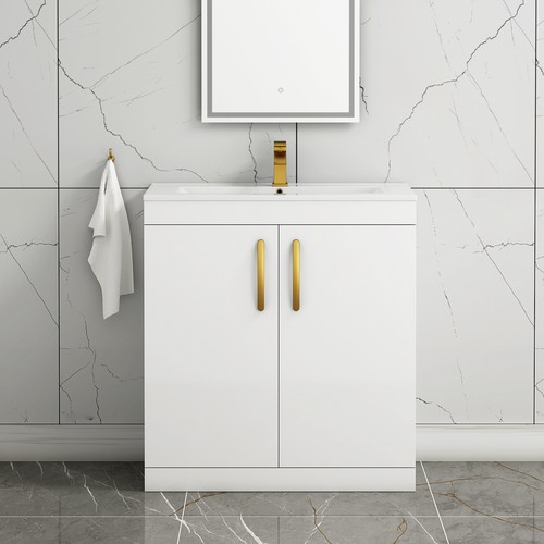 Bathroom sink cabinet vanity - bathroom,