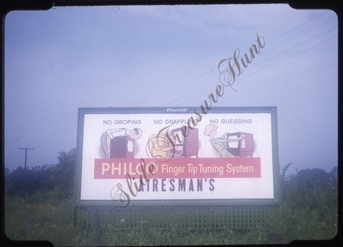 Philco tuning billboard - tuning,