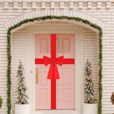 Front Door Bow Christmas