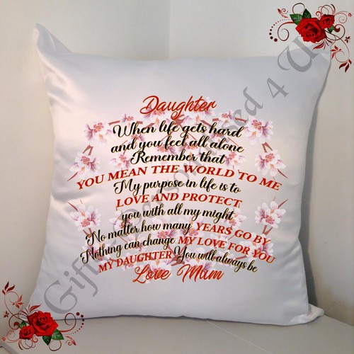 Designed white cushion - white, 18"