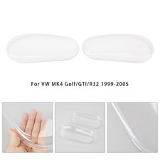 Left+Right Headlight Lens Shell Cover Lampshade For VW MK4 Golf/GTI/R32 99-05 E7